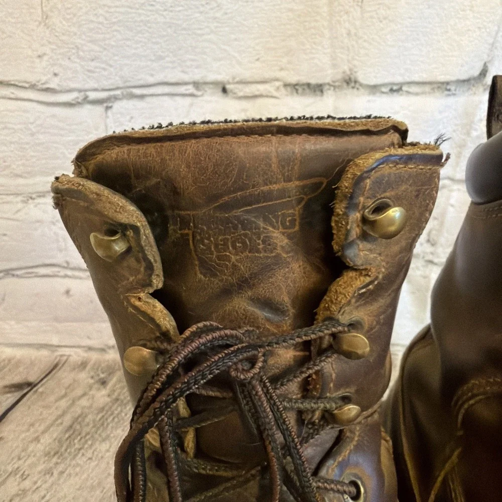 Red Wing Shoes Steel Toe Working Boots Men's Sz 10 EE 4200 Waterproof READ